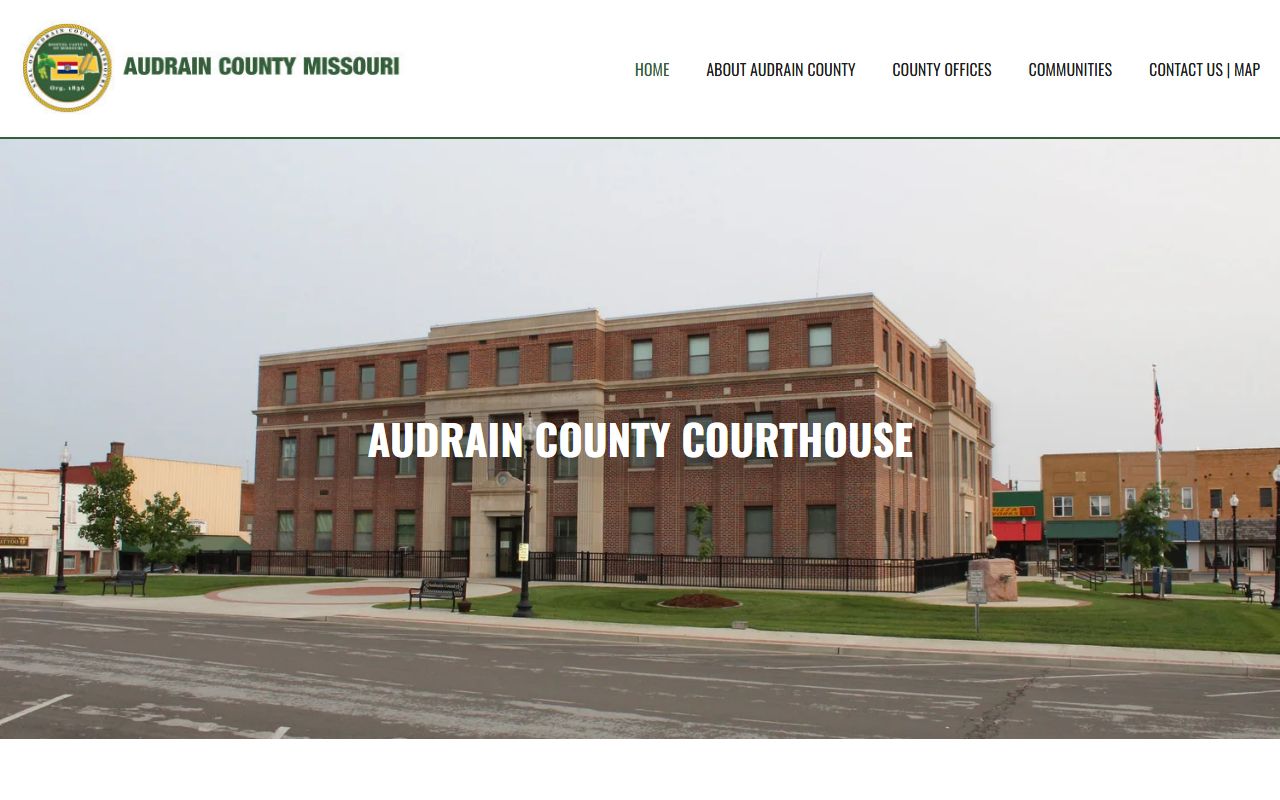 Audrain County government office for death records in Mexico Missouri