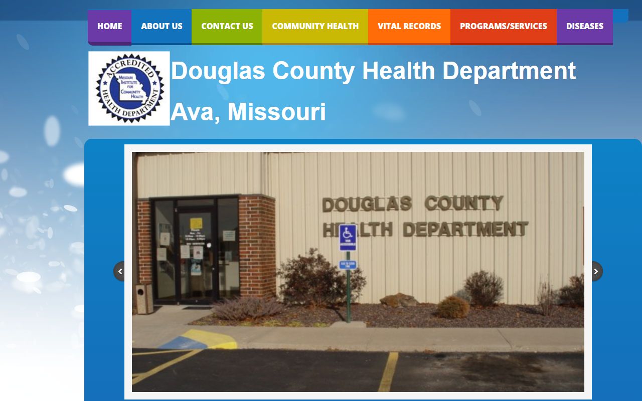 Douglas County Health Department in Ava for death records