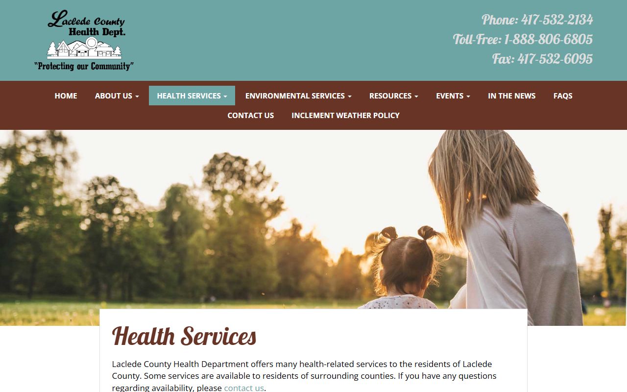 Laclede County health services for death certificate requests in Missouri